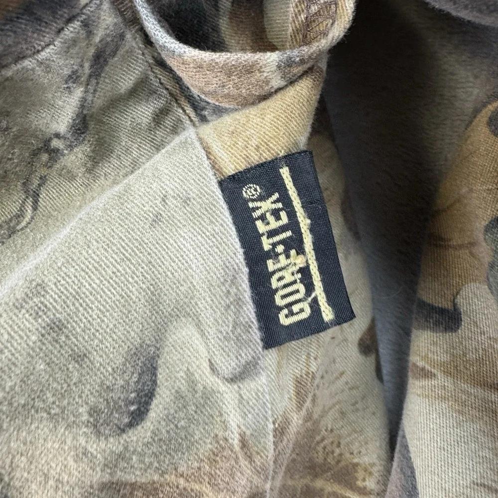 10X Gore-Tex Camo Rainwear Overalls Men's Size‎ Med Hunting Coveralls USA Made